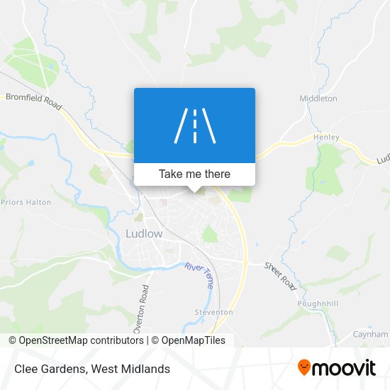 Clee Gardens map