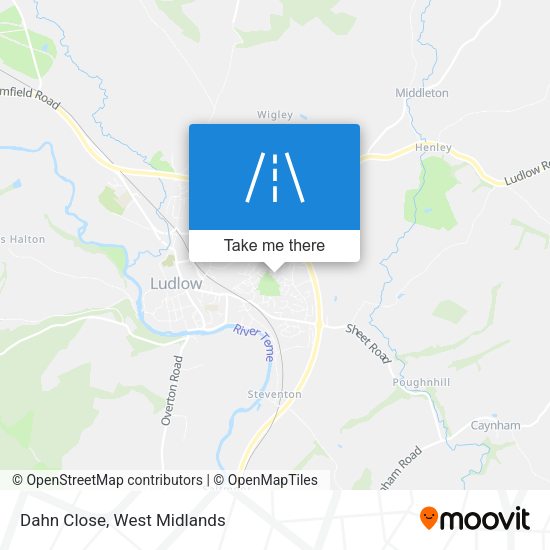 Dahn Close map
