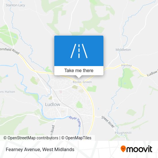 Fearney Avenue map