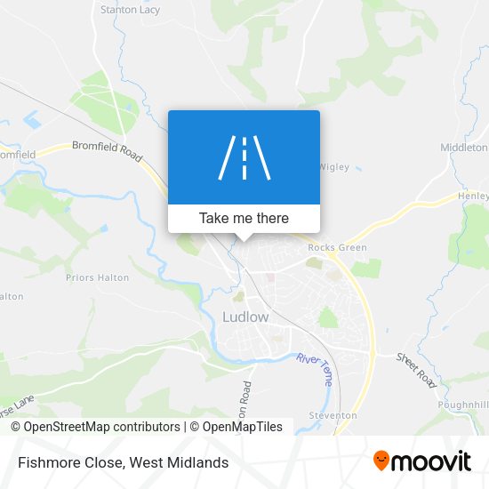 Fishmore Close map