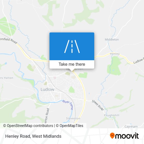 Henley Road map