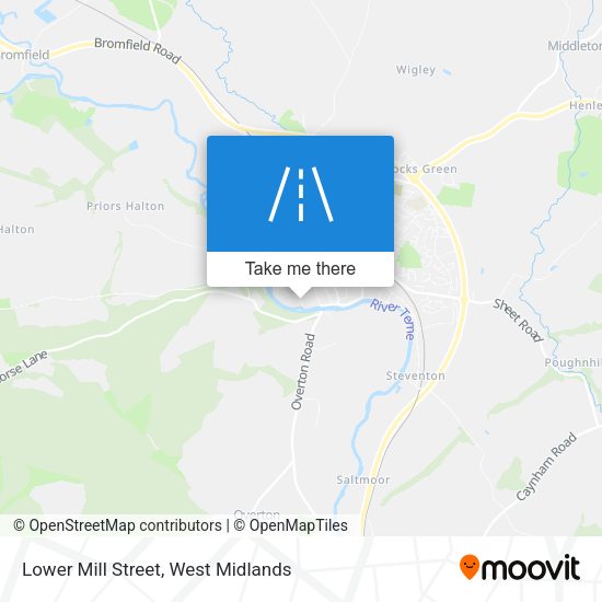 Lower Mill Street map