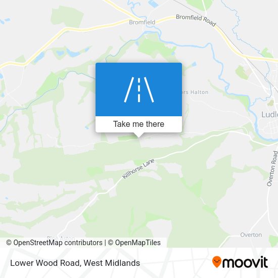 Lower Wood Road map