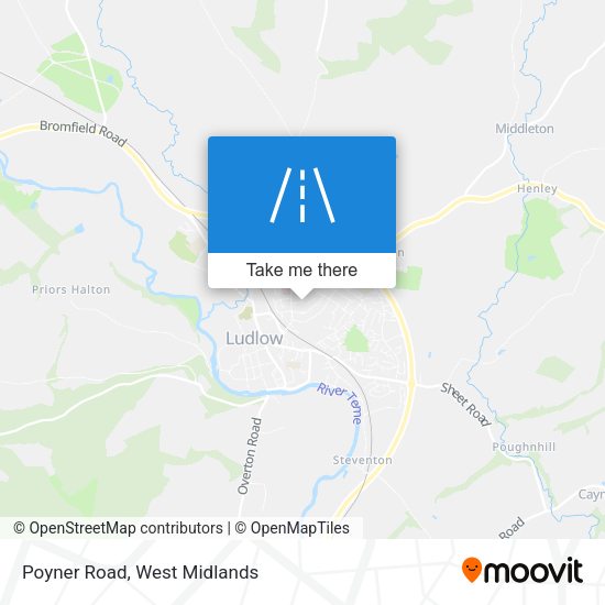 Poyner Road map