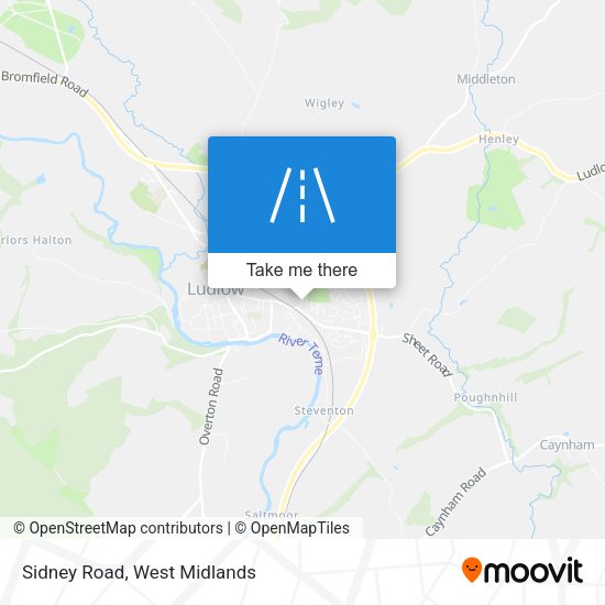 Sidney Road map