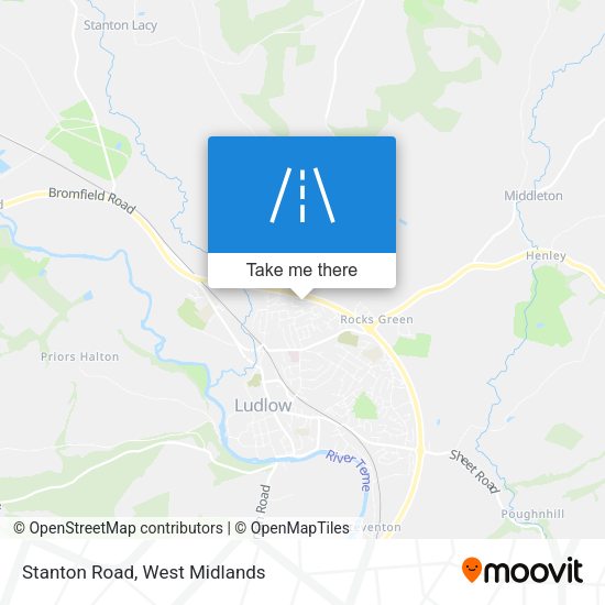 Stanton Road map