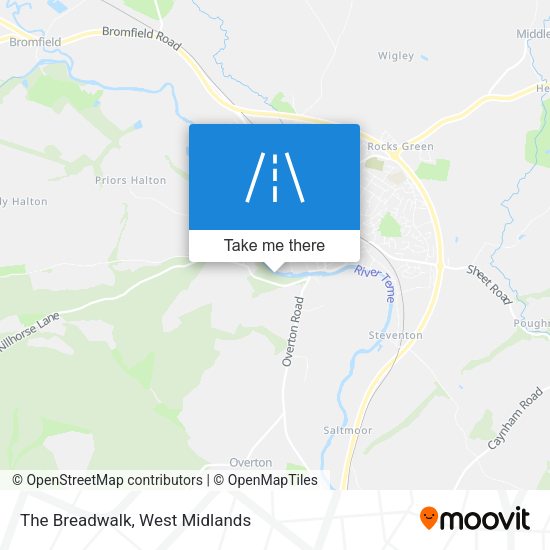 The Breadwalk map