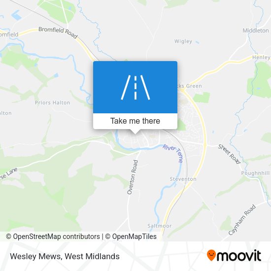 Wesley Mews map