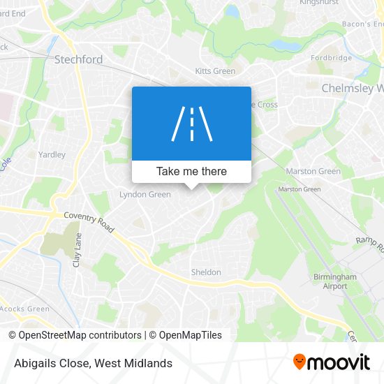 Abigails Close map