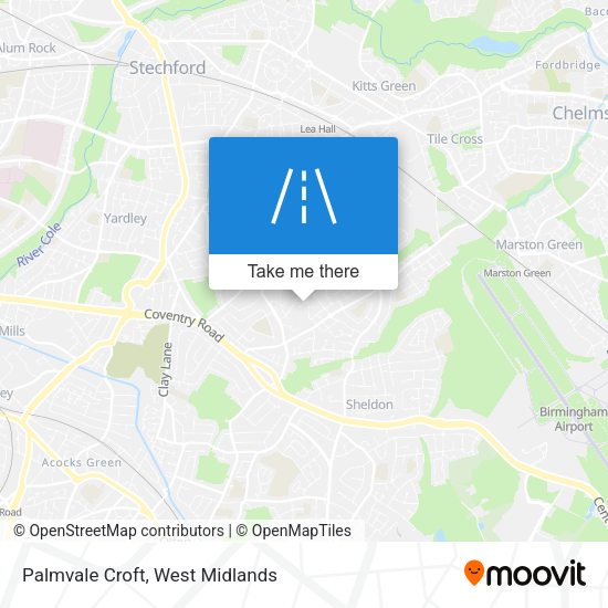 Palmvale Croft map