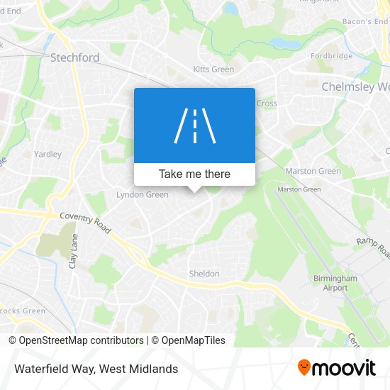 Waterfield Way map