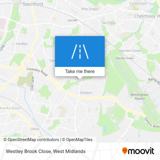 Westley Brook Close map