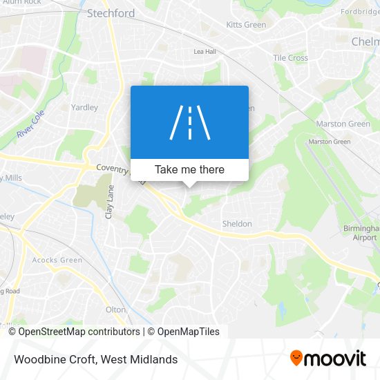 Woodbine Croft map