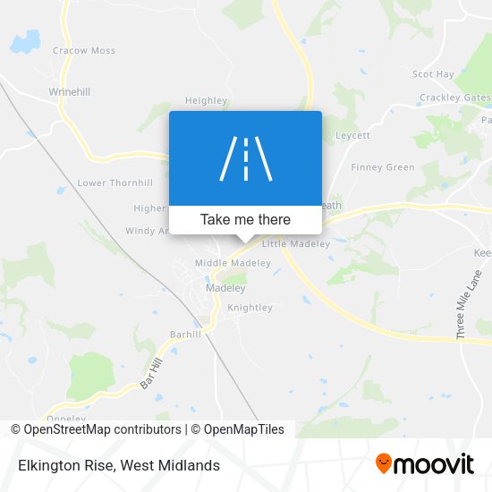 Elkington Rise map