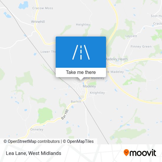 Lea Lane map