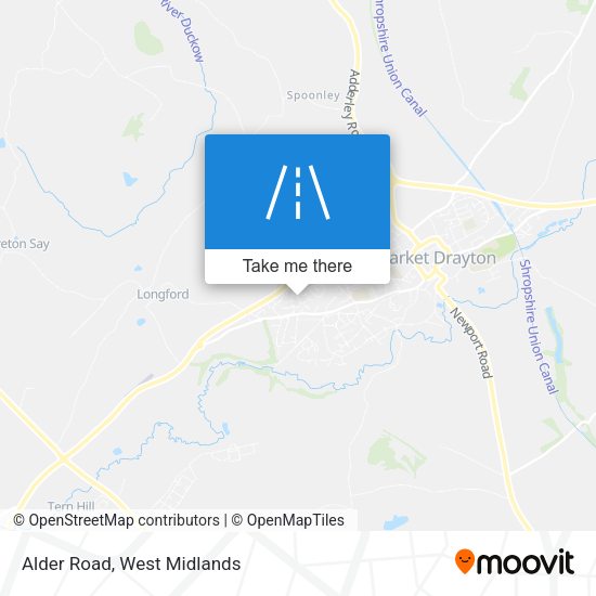 Alder Road map