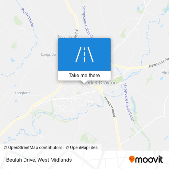 Beulah Drive map