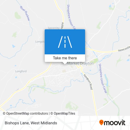 Bishops Lane map