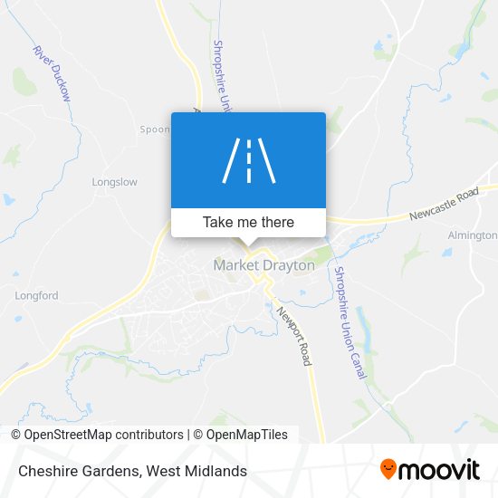 Cheshire Gardens map