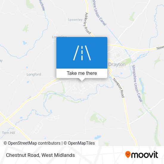 Chestnut Road map