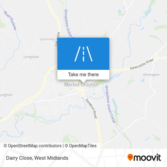 Dairy Close map