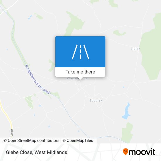 Glebe Close map