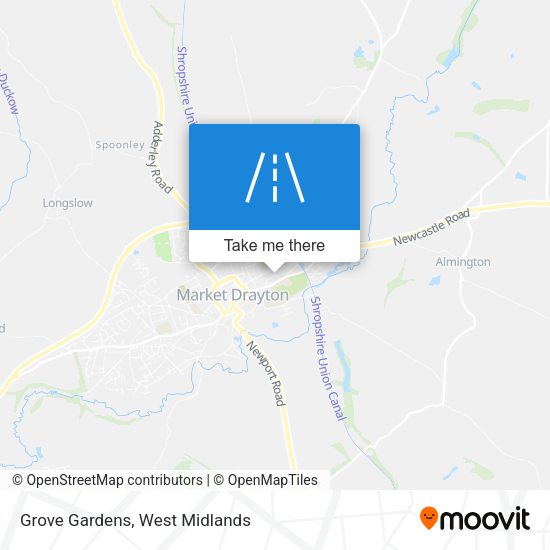 Grove Gardens map