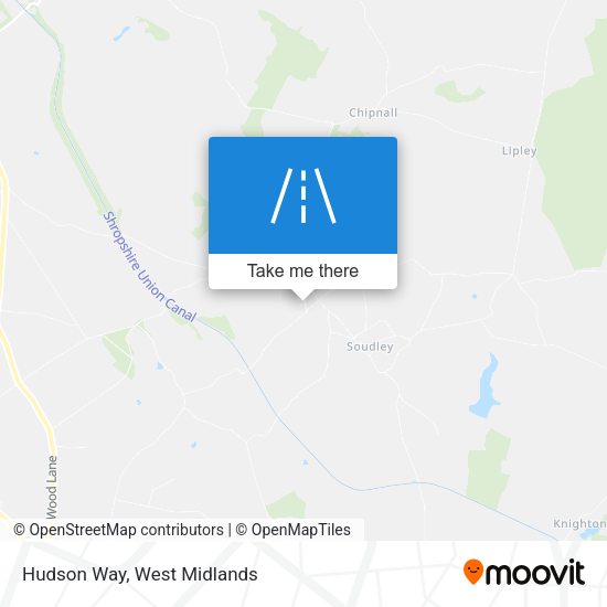 Hudson Way map