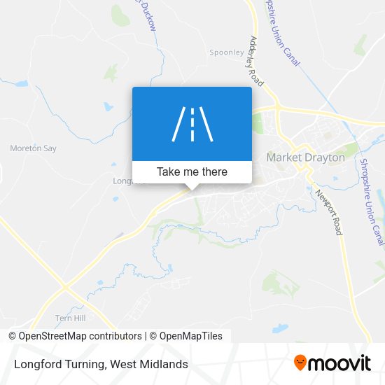 Longford Turning map