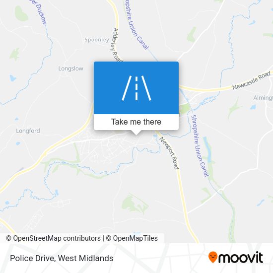 Police Drive map