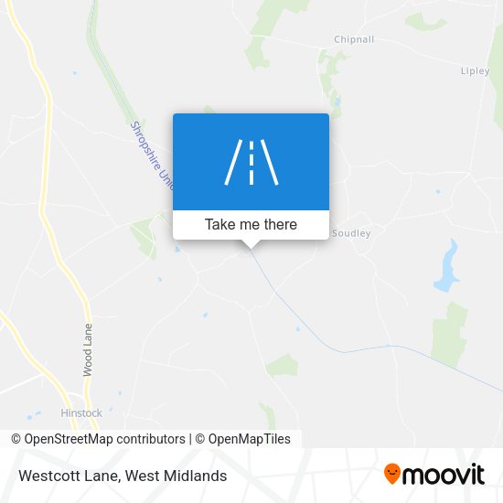 Westcott Lane map