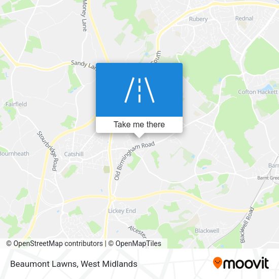 Beaumont Lawns map