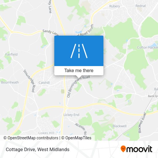 Cottage Drive map