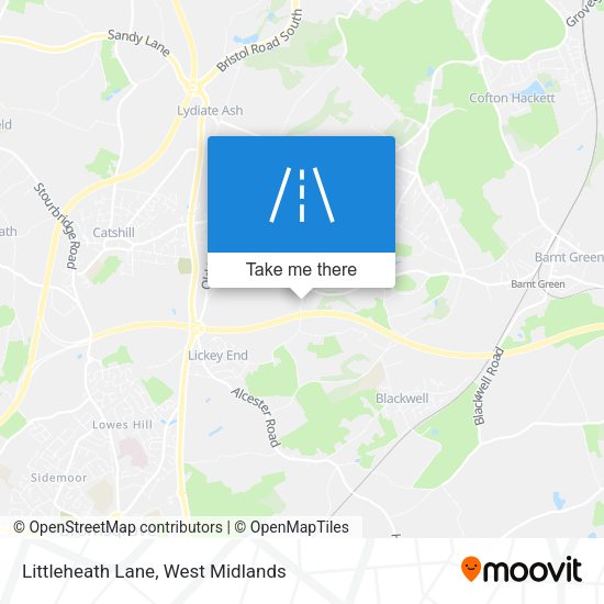 Littleheath Lane map
