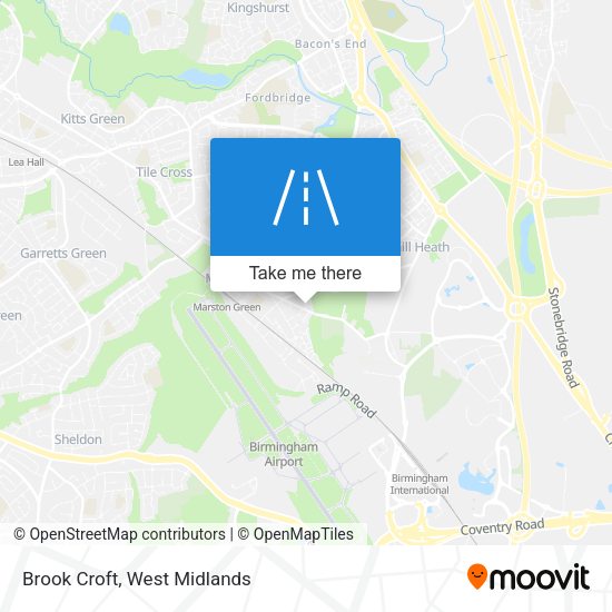 Brook Croft map