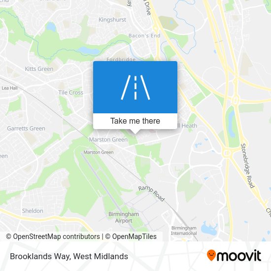 Brooklands Way map