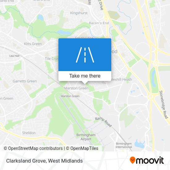 Clarksland Grove map
