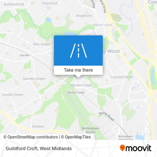 Guildford Croft map