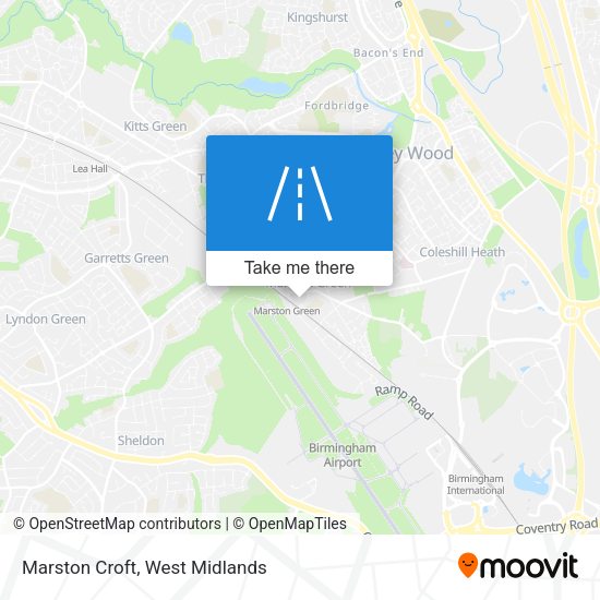 Marston Croft map