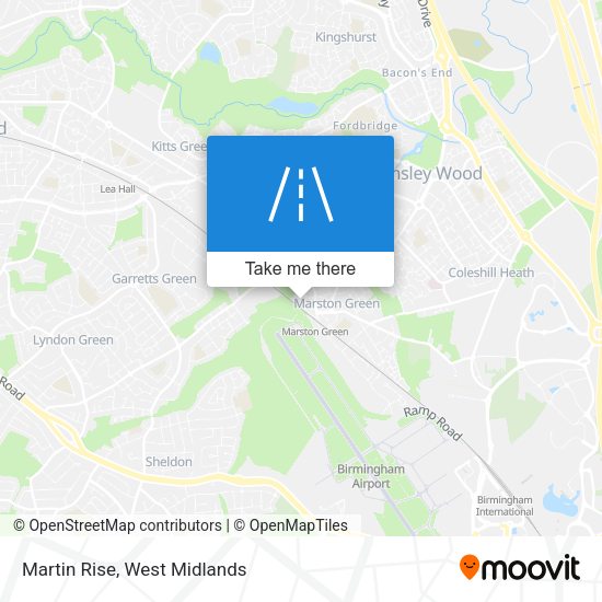 Martin Rise map