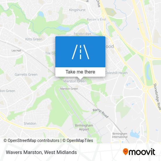Wavers Marston map
