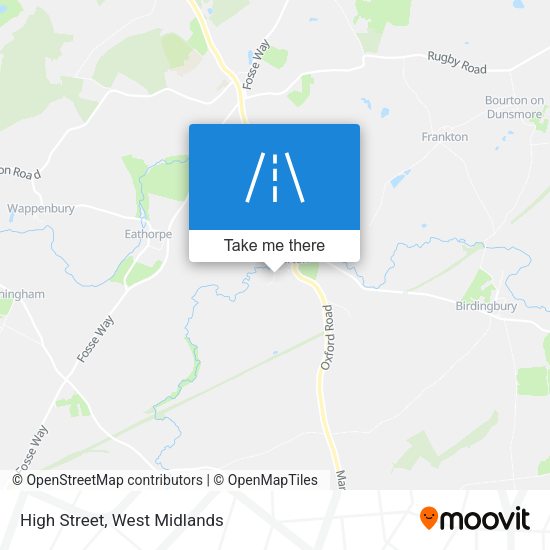 High Street map