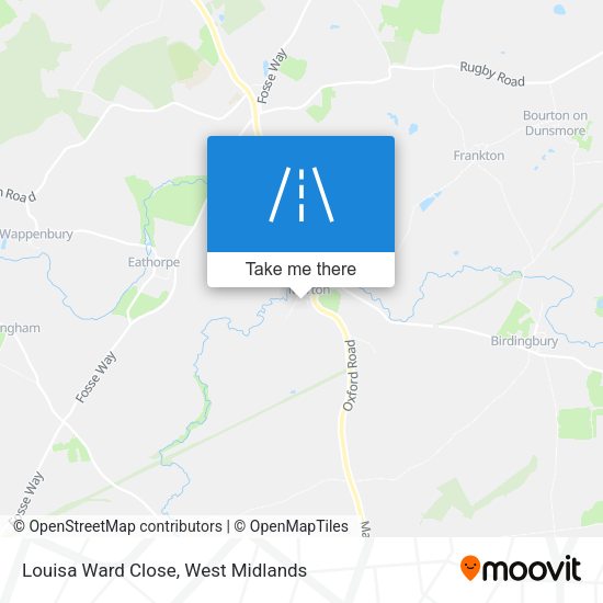Louisa Ward Close map