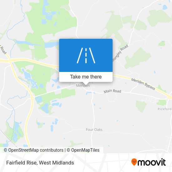 Fairfield Rise map