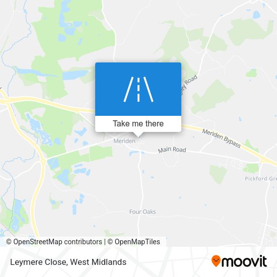 Leymere Close map