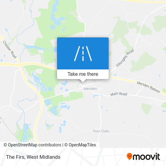 The Firs map