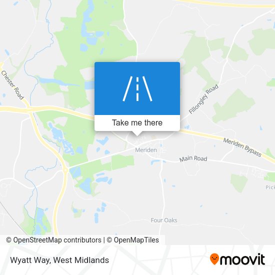 Wyatt Way map