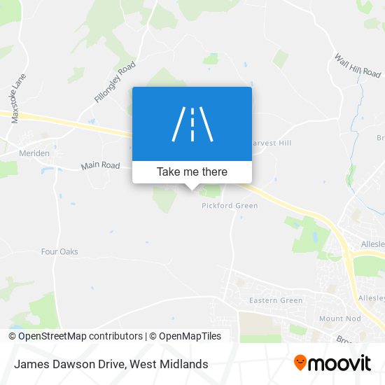 James Dawson Drive map