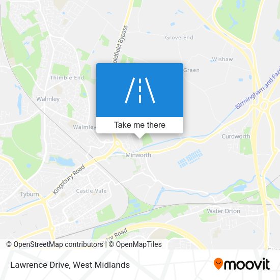 Lawrence Drive map