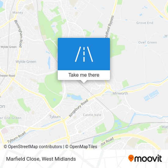 Marfield Close map